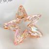 1pc Crystal Candy-colored Hair Clip Dazzling Hollowed-out Five-pointed Star Hair Clip Stylish and Elegant Hair Claw