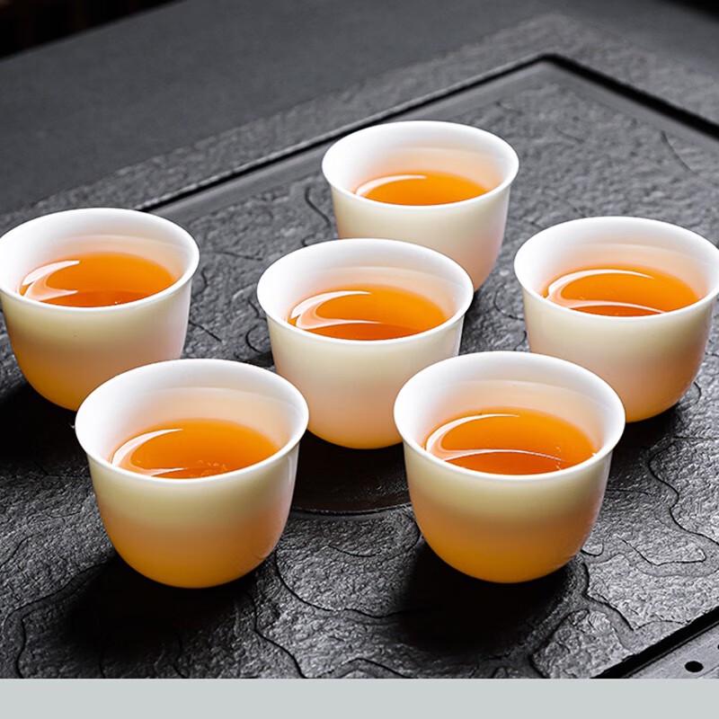 Tuopai Suet Jade Porcelain Teacup Set