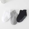 6Pairs Cotton Baby Solid Socks Non-slip Toddle Walking Socks New Kids Tube Sock  First Walkers