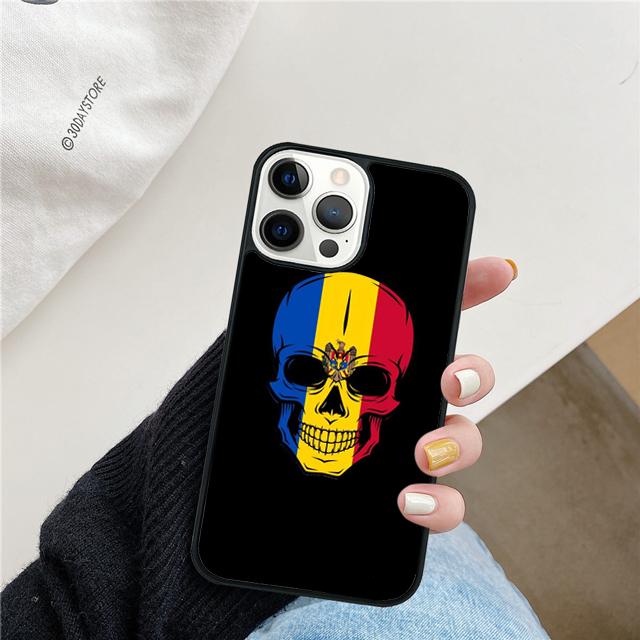 

Moldova Flag Phone Case Cover For iPhone 17 Air 15 16 14 13 12 Pro Max 11 Pro Max Plus Coque Shell iPhone 17