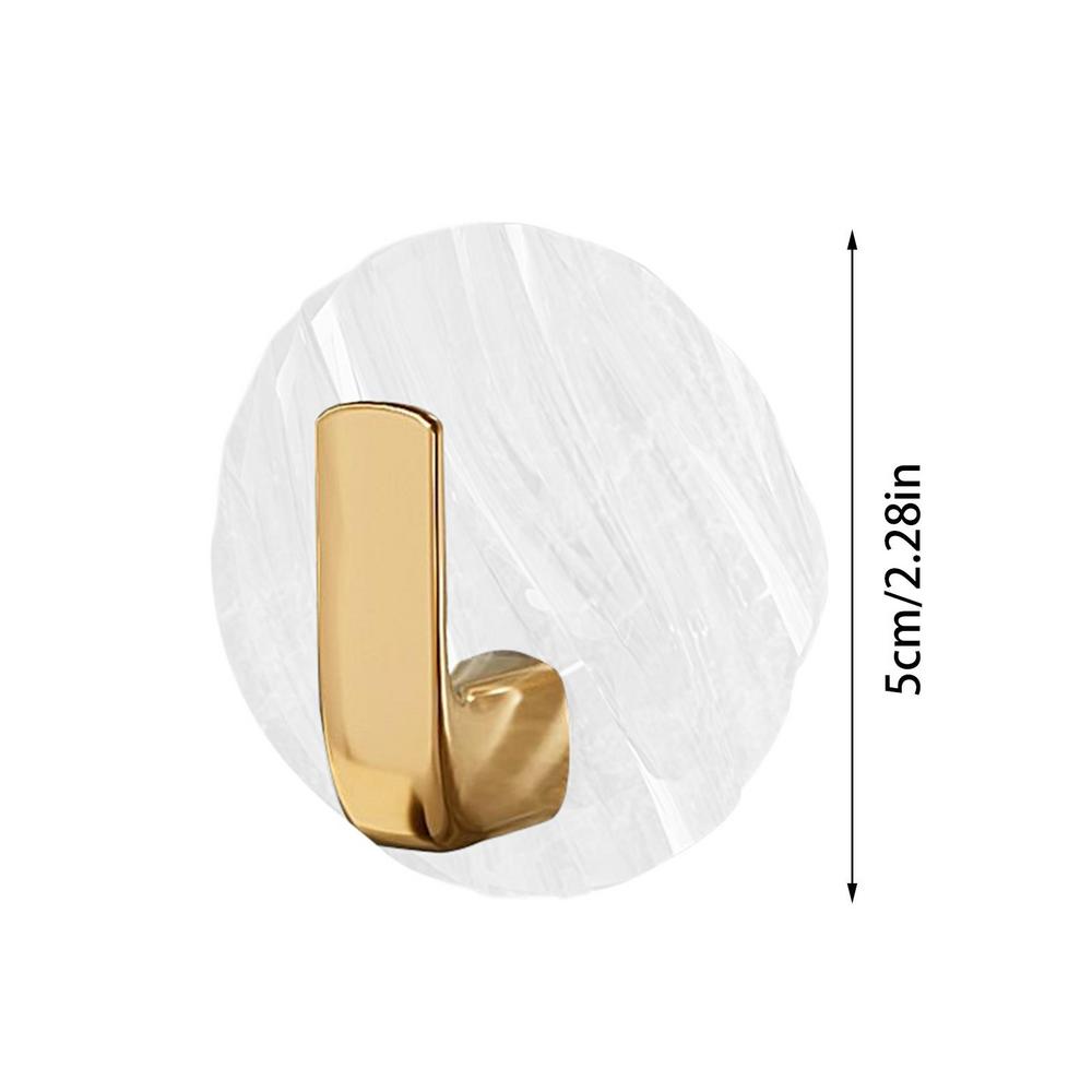 Adhesive Towel Hooks 4 Pieces Waterproof Heavy Duty Sticky Hooks Robe Hanger Bathroom Hardware For Porches Bedside Bathroom And