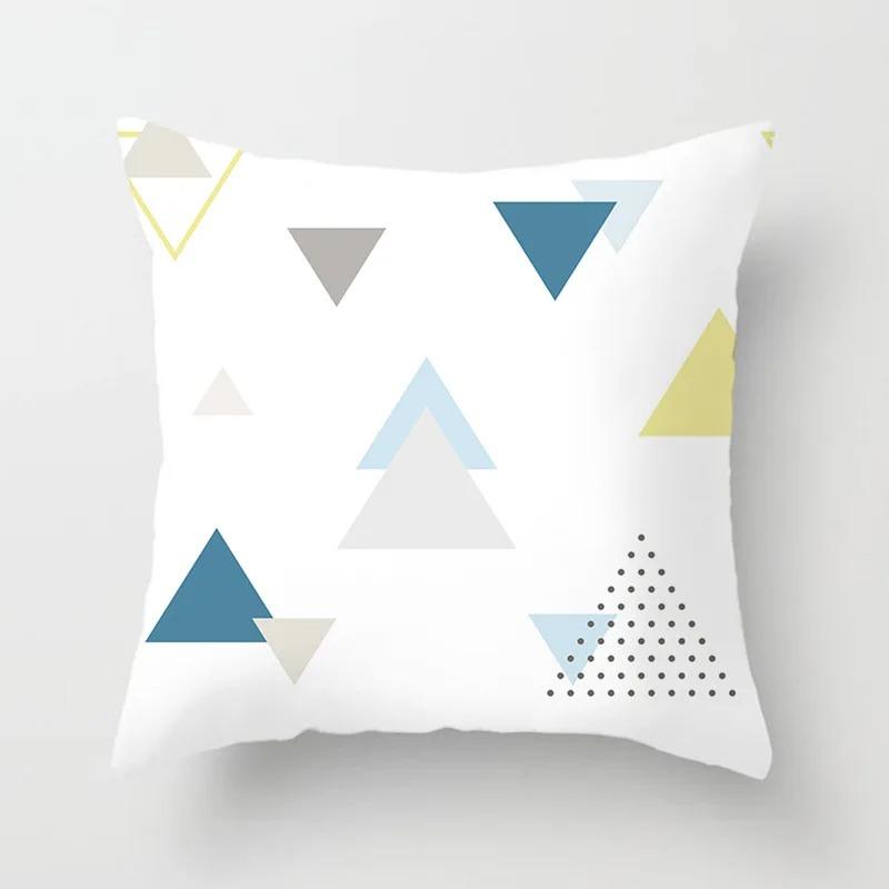 Geometric Deer Pattern Pillowcase Office Living Room Car Ornaments Home Pillowcase