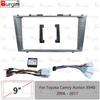 Передня панель для автомагнітоли Toyota Camry Aurion XV40 2006-2011 9-дюймова 2DIN Панель для стереосистеми Джгут проводів Адаптер живлення Роз'єм