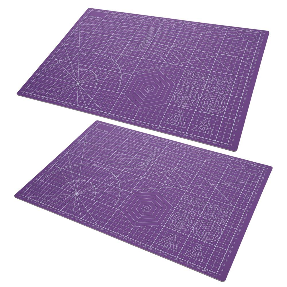 

2 шт. Режущий коврик Доска Ручная модель Резиновый штамп Гравировка Искусство Самовосстанавливающийся Крафт Пленка A3