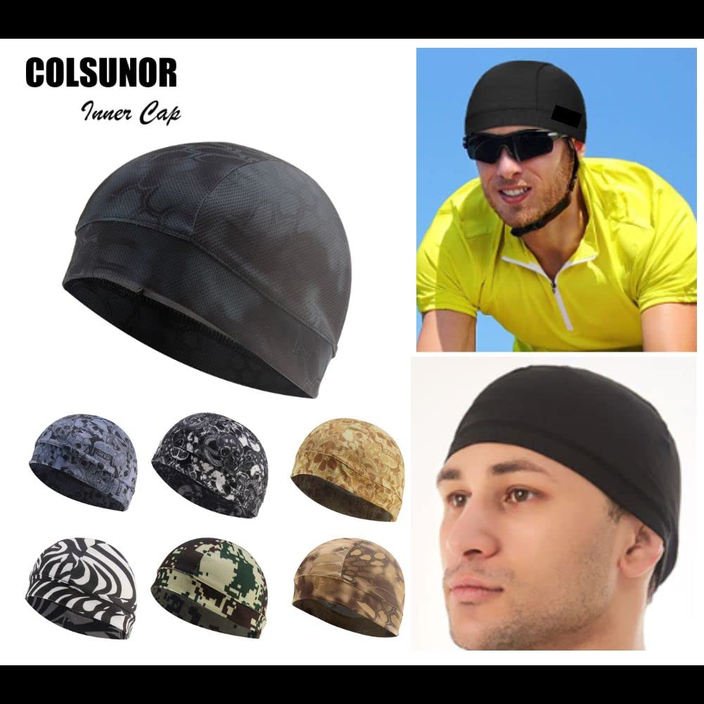 [COLSUNOR] Inner Cap, 1 Piece, Stretchable, Not Tight, One Size