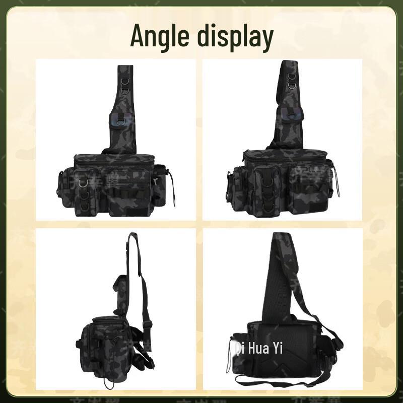 Leichte multifunktionale Outdoor-Angel- und Kameratasche für die Taille
