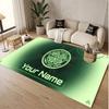 Personalized Crystal Velvet Carpet Celtic FC Pattern Non Slip Floor Rug