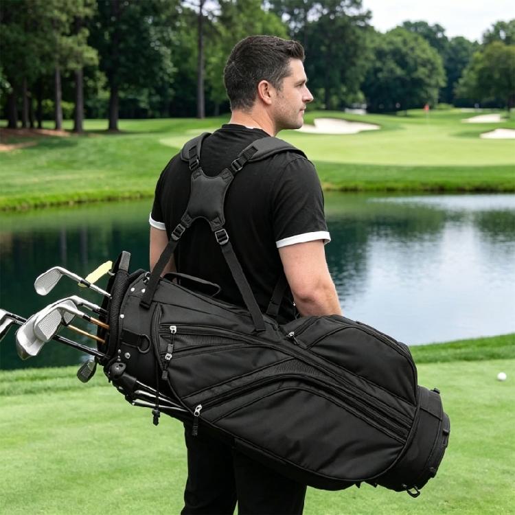 Padded Comfortable Golf Carrying Bag Strap, Quick Side Release Golf Bag Straps