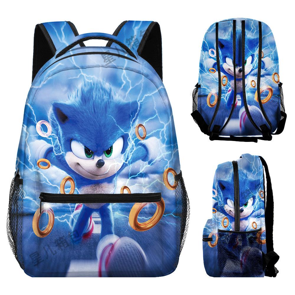 Source Backpack Sonic Primary And Secondary School School Bag Children'S Backpack Backpack Cartoon Bag