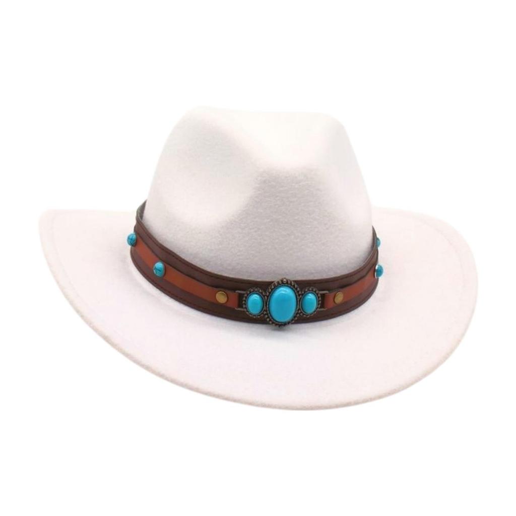 Children'S High-End Sense Of Ethnic Travel Hat, European, American And Western British Style Cowboy Hat, Men'S And Women'S Four-Season Top Hat