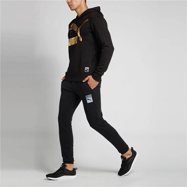 Puma Casual Knit Training Joggers Men Bottoms Black 574916-31