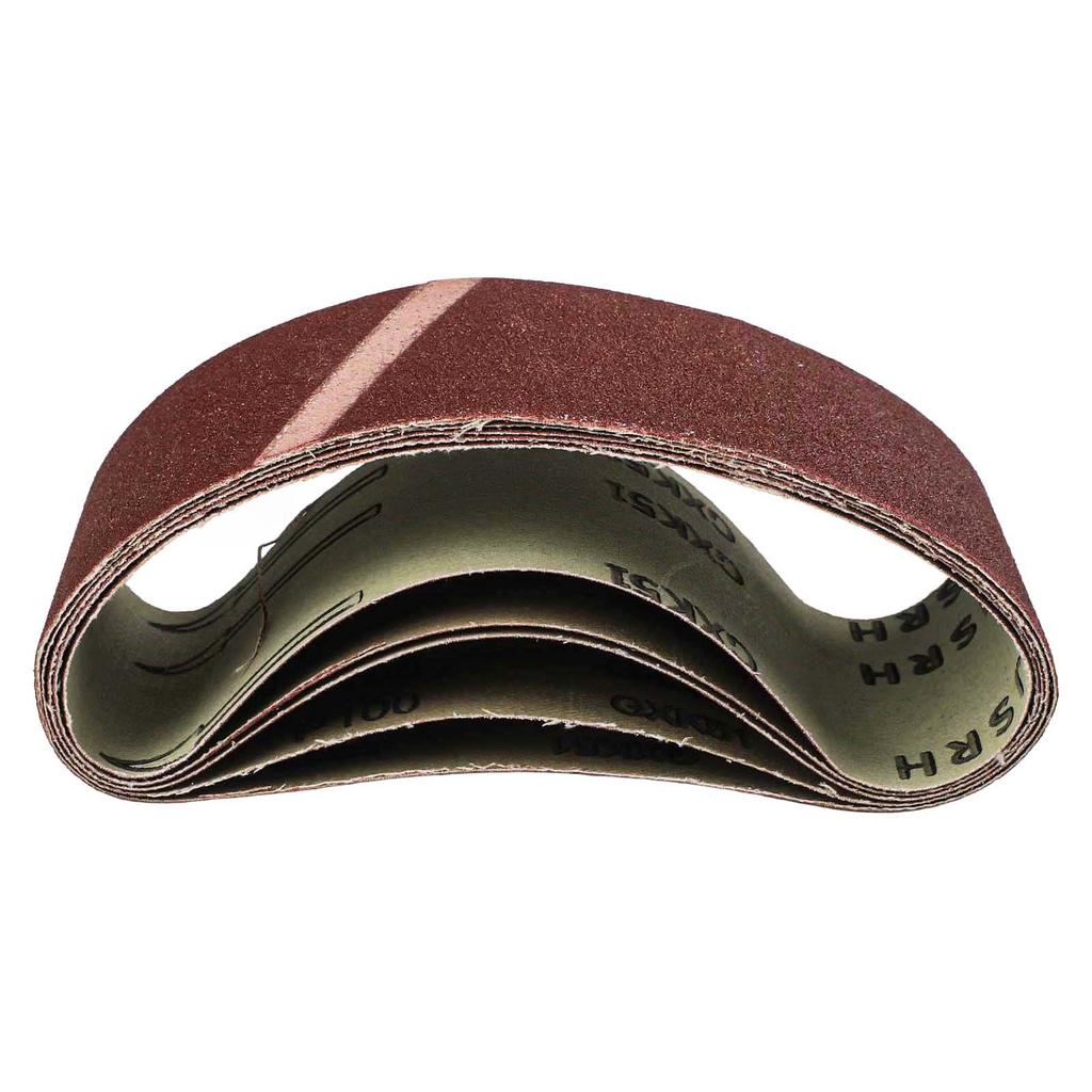 5PCS 40800 Grit Sanding Belt Set Aluminum Oxide Abrasive Paper 75x457mm for Wood Metal Plastic Sanding Machines