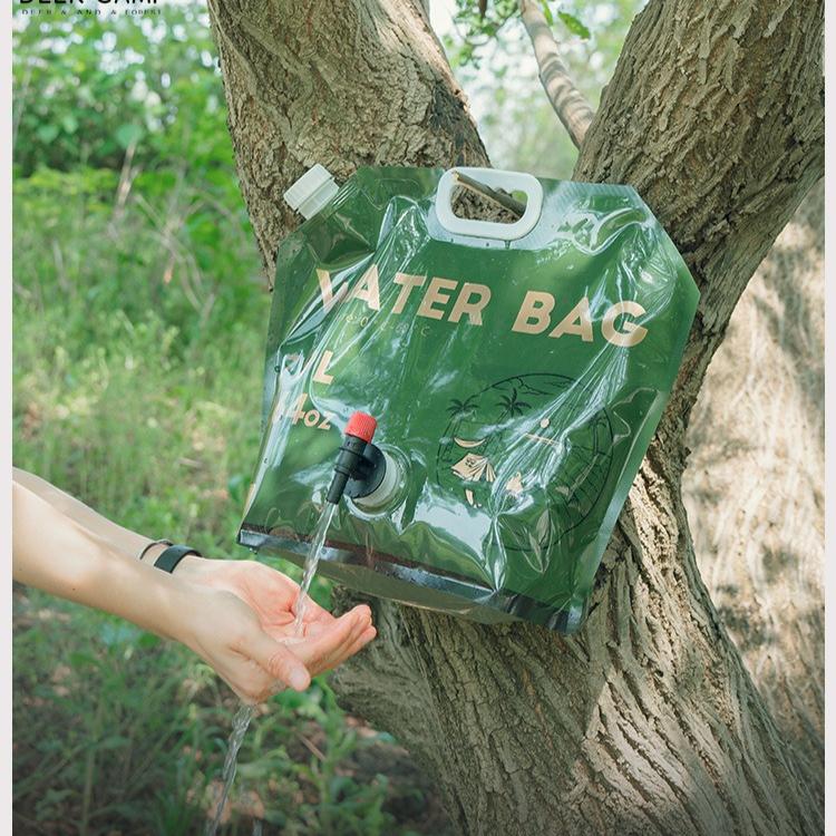 Outdoor Portable Folding Water Bag – Large-Capacity Flexible Water Storage Bladder for Hiking, Travel, and Camping