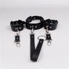 Role-playing 2 PCs Adult Sex Cuff for Women Men PU Leather Handcuffs Choker Collar Couple Adult Games Flogger Restraints