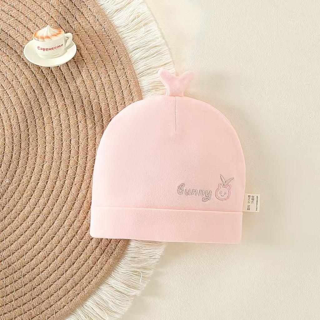 Pure Cotton Double Layer Newborn Hat for 0-3 Months, Suitable for Autumn/Winter