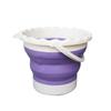 Secchio Acquerello Forte Portata Multifunzionale Portatile Manico Rinforzato Secchio Pulizia Pennelli in Silicone Fornitura Studio