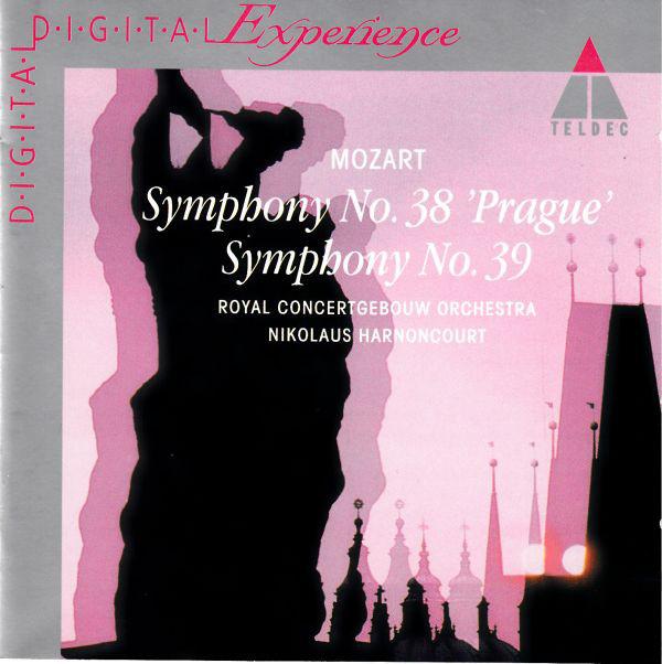 CD MOZART, HARNONCOURT; CGB - Symphonies 38 & 39 9031775962 Teldec Classics Germany Classical Used