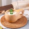 Neu200ml Outdoor Holzbecher Campingbecher Kaffee Milchbecher Tassen Akazienholz Trinkgeschirr Bushcraft Artefakt Küche Zuhause Holzhandwerk