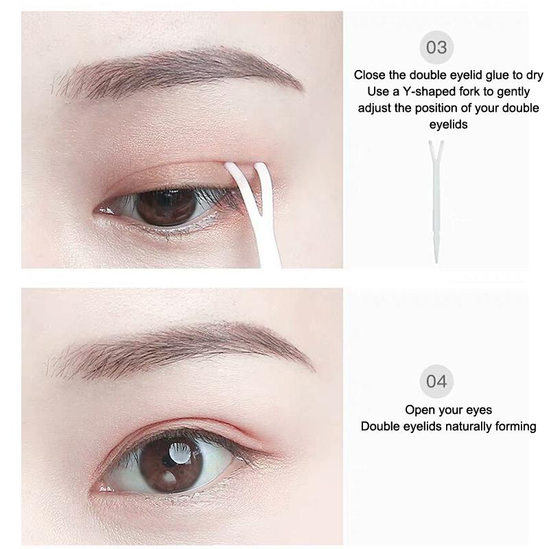 1 Sheet Bevel Segmented Patches For Drooping Eyelids Tape Invisible Double Eyelids Stickers Invisible Fallen Eyelids