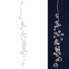 Silver Decorative Pendant with Crystals 30 CM