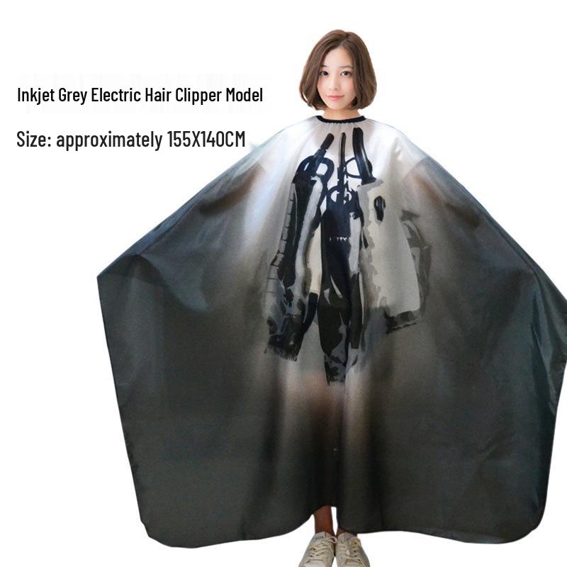 

Ретро Полосатый Парикмахерский Пеньюар для Дома и Салона - Очень Большой Фартук для Стилистов