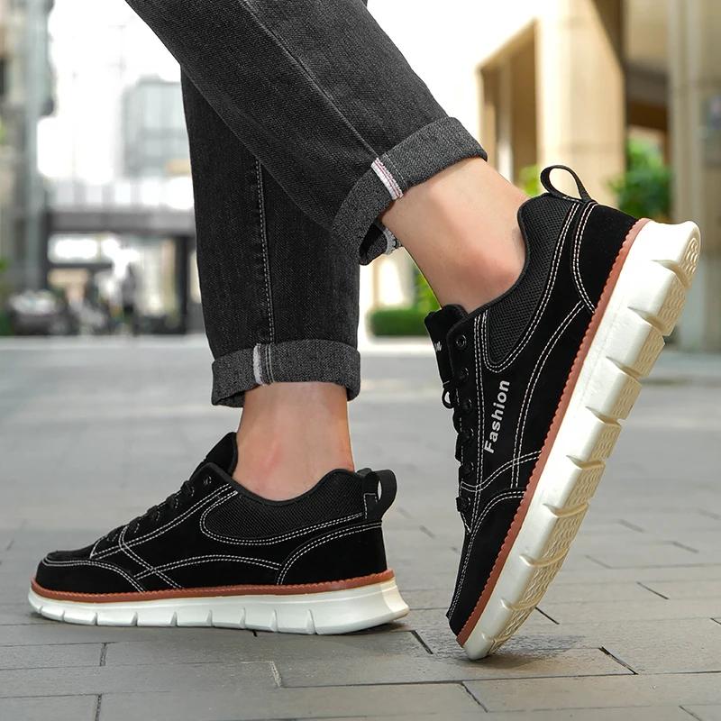 Fashion Men's Casual Sports Working Shoes Outdoor Mans Sneakers Young Fashion Men Vulcanized Shoe Lightweight Trendy All-match Main Push