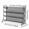 4 Tier Kitchen Spice Rack Carbon Steel Space Saving Spice Bottle Storage Rack Multi-function Seasoning Jar Organizer
