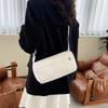 Elegant, Individualistic, Fashionable, Niche, Casual, Simple, Textured Shoulder-slung Crossbody Handbag