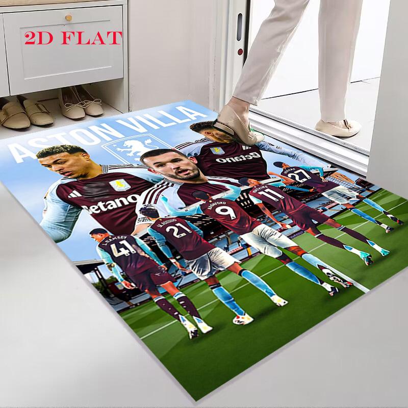 Aston Villa Carpet Rug for Living Room Bedroom Home Sofa Decoration,Kids Play Nonslip Floor Mat