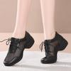 New Mesh Square Dance Shoes For Women Breathable Modern Dancing Shoes Anti Slip Warm Height Increasing Jazz Commuting Shoes