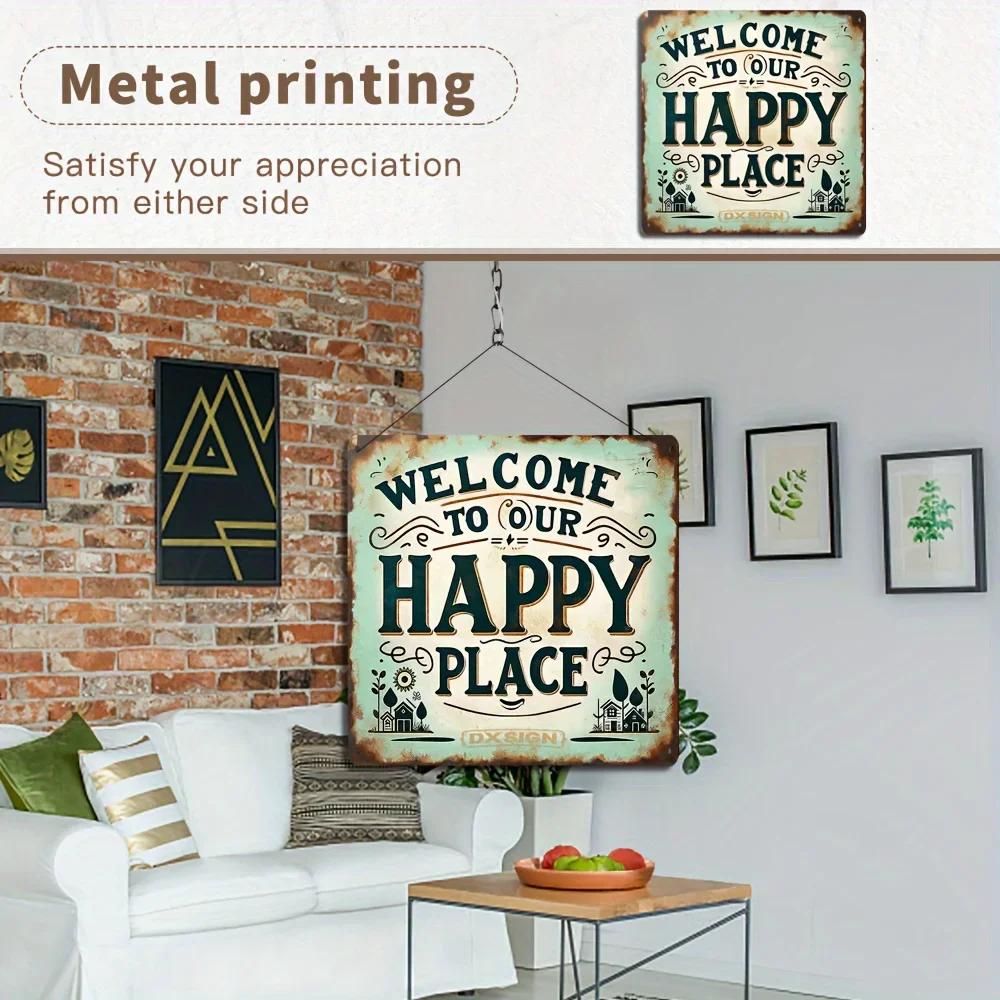 1 шт. деревенский знак «Добро пожаловать в наше счастливое место» — фото 4