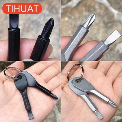 Stainless Steel Key Screwdriver Set with 2 EDC Keys