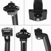 TRIWONDER Seat Post Bicycle Saddle Post 25.4mm 27.2mm 28.6mm 30.4mm 30.8mm 31.6mm 350mm Mountain Bike Road Bike Bike Seat Post (02 Black, 27.2x350mm)