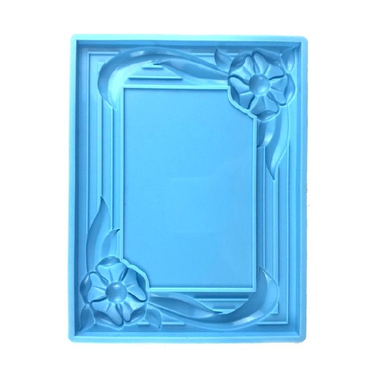 

Semi-stereoscopic Flower Photo Frame Ornaments Silicone Mold for Jewelry Making синий