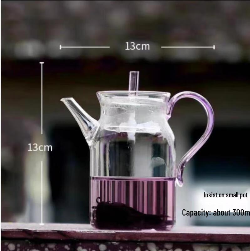 Japanese Style Heat-Resistant Borosilicate Glass Teapot