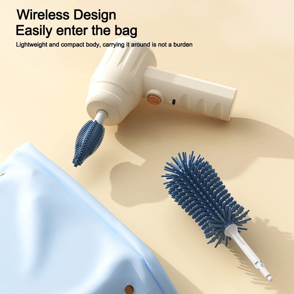 Wireless Electric Baby Bottle Brush Rechargeable Bottle Cleaner Electric Rotating Scrubber
