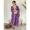 Viscose Chanderi Ethnic Kurta Set Designer Wedding Wear Kurti Pant Dupatta Set VF-1455