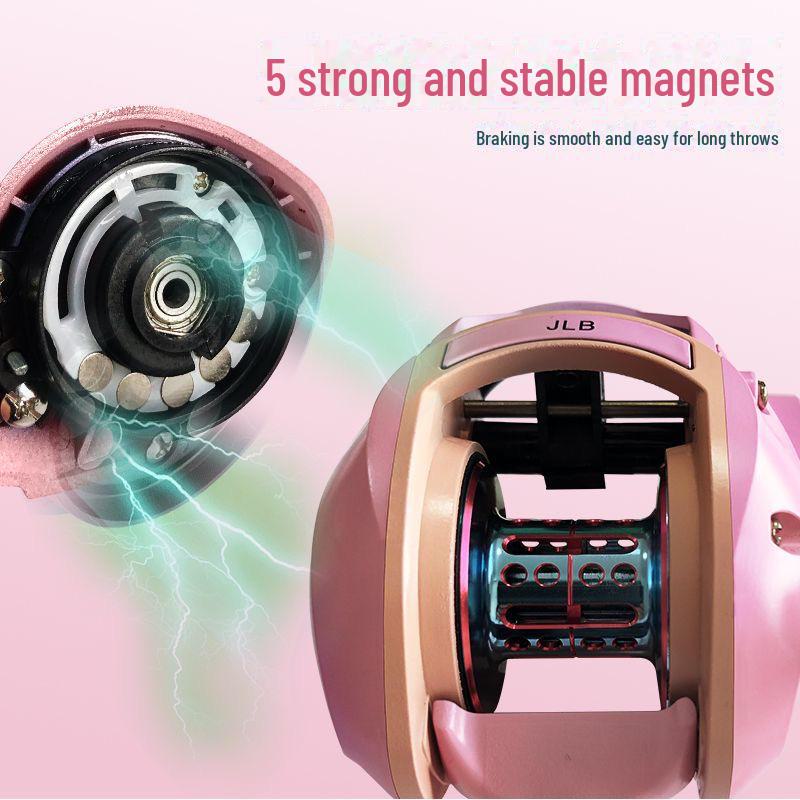 Water Drop Reel Metal Master: Long-Distance Fishing with Anti-Explosion Line-Arming Alarm