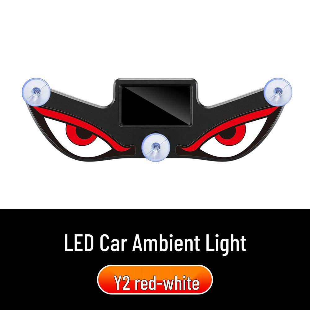 Solar-Powered Devil Eye Ambient Triangle Warning Light