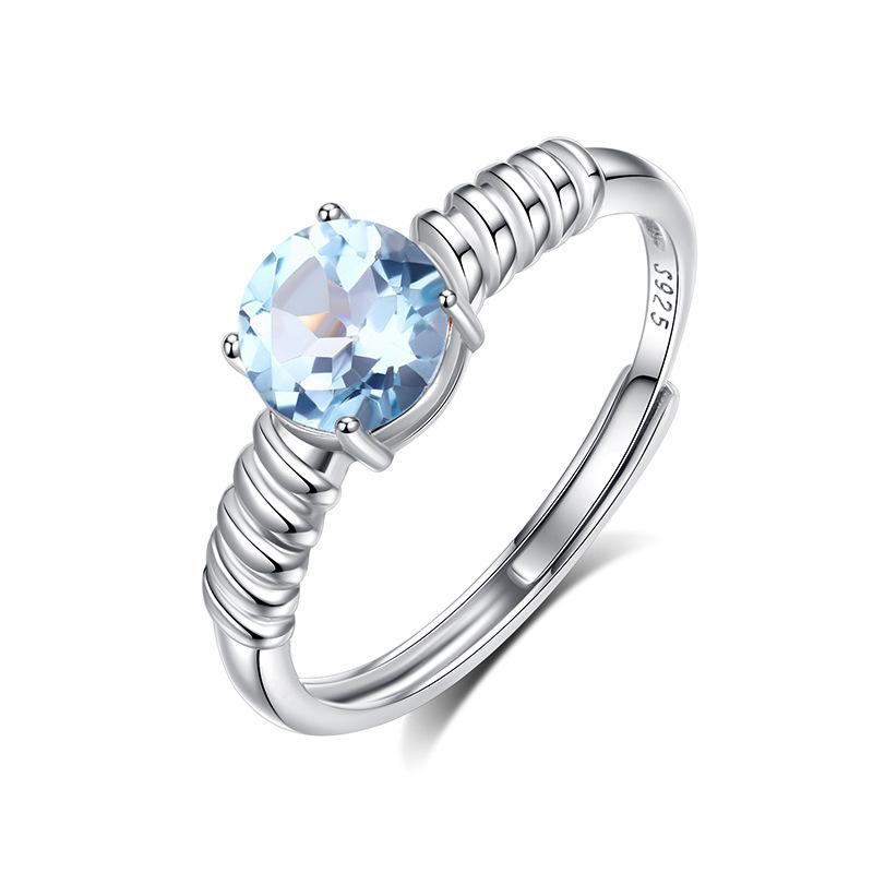 S925 sterling silver ring women s light luxury luxury crystal peridot fashion ring