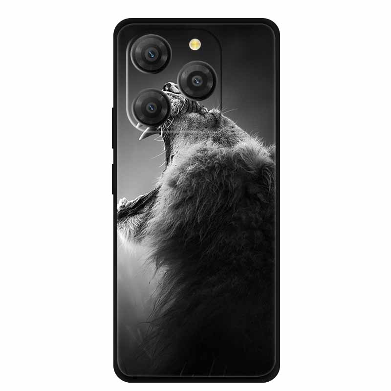 Για θήκη Blackview Shark 9 Shark9 Coque 6.67" Μαύρη Σιλικόνη Μαλακό Πίσω Κάλυμμα Θήκη Για θήκες τηλεφώνου Blackview Shark 9 Αντικραδασμική