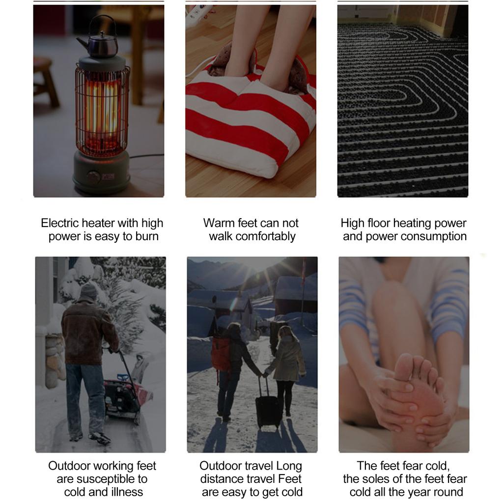 Shaking Control Intelligent Heating Socks Long Outdoor Cold Riding Skiing Electric Heating Socks