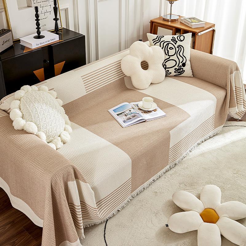 

Полотенце для дивана в скандинавском стиле, универсальный чехол для дивана с полным покрытием, простой чехол для диванной подушки, одеяло 180*200cm