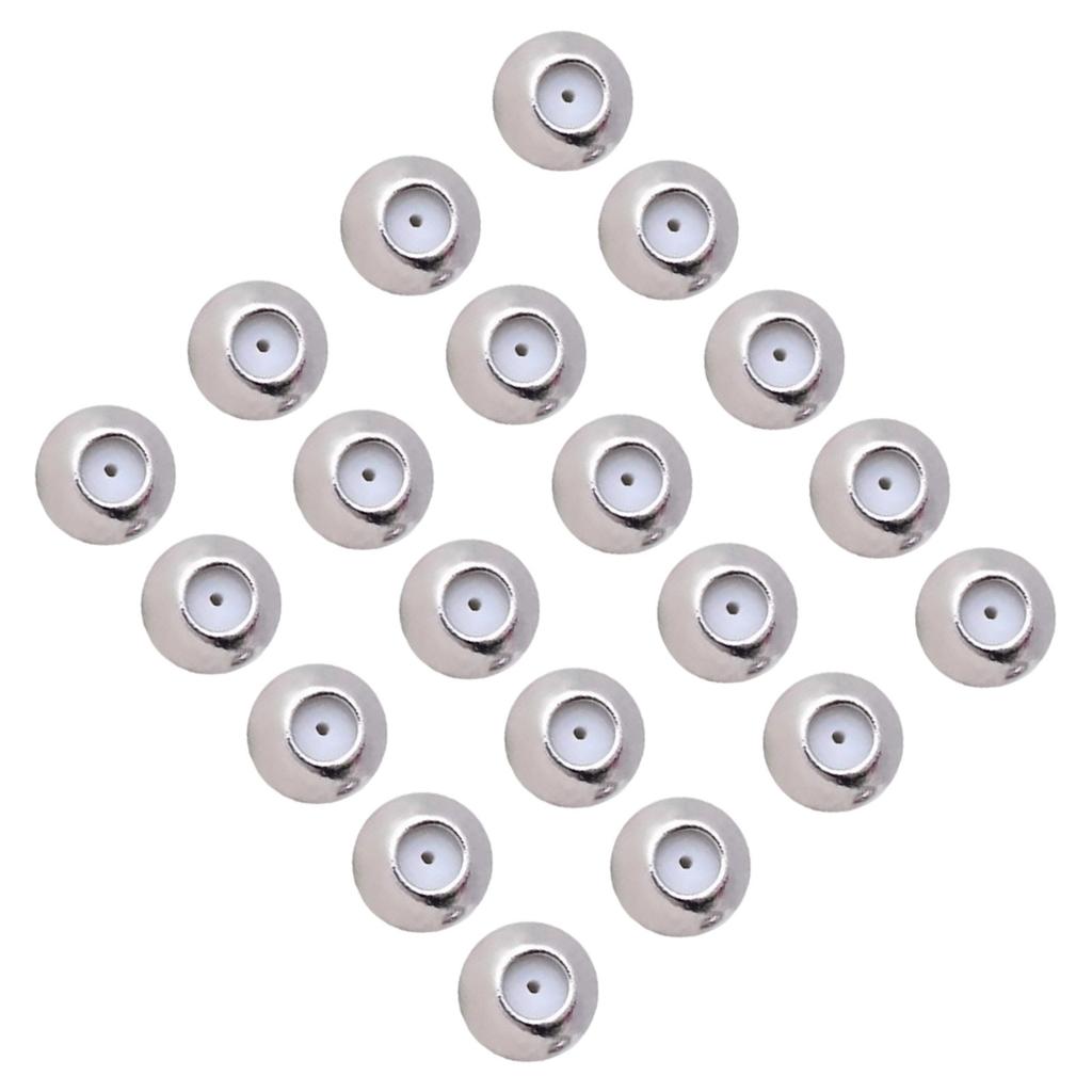 Set mit 20 sicheren Ohrringverschlüssen, Stecker, Verschluss mit Sicherung, sichere Verriegelung, Ohrringstöpsel, geeignet für Ohrringe, Schmuck