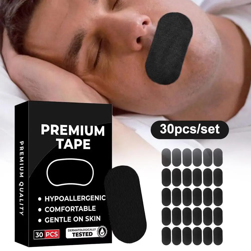 Closed Mouth Sleep Elastic Tape Stop Snoring Sleep Glue Tape Sleep Open Mouth Breath Correction Health Care Reduce nasal Strips