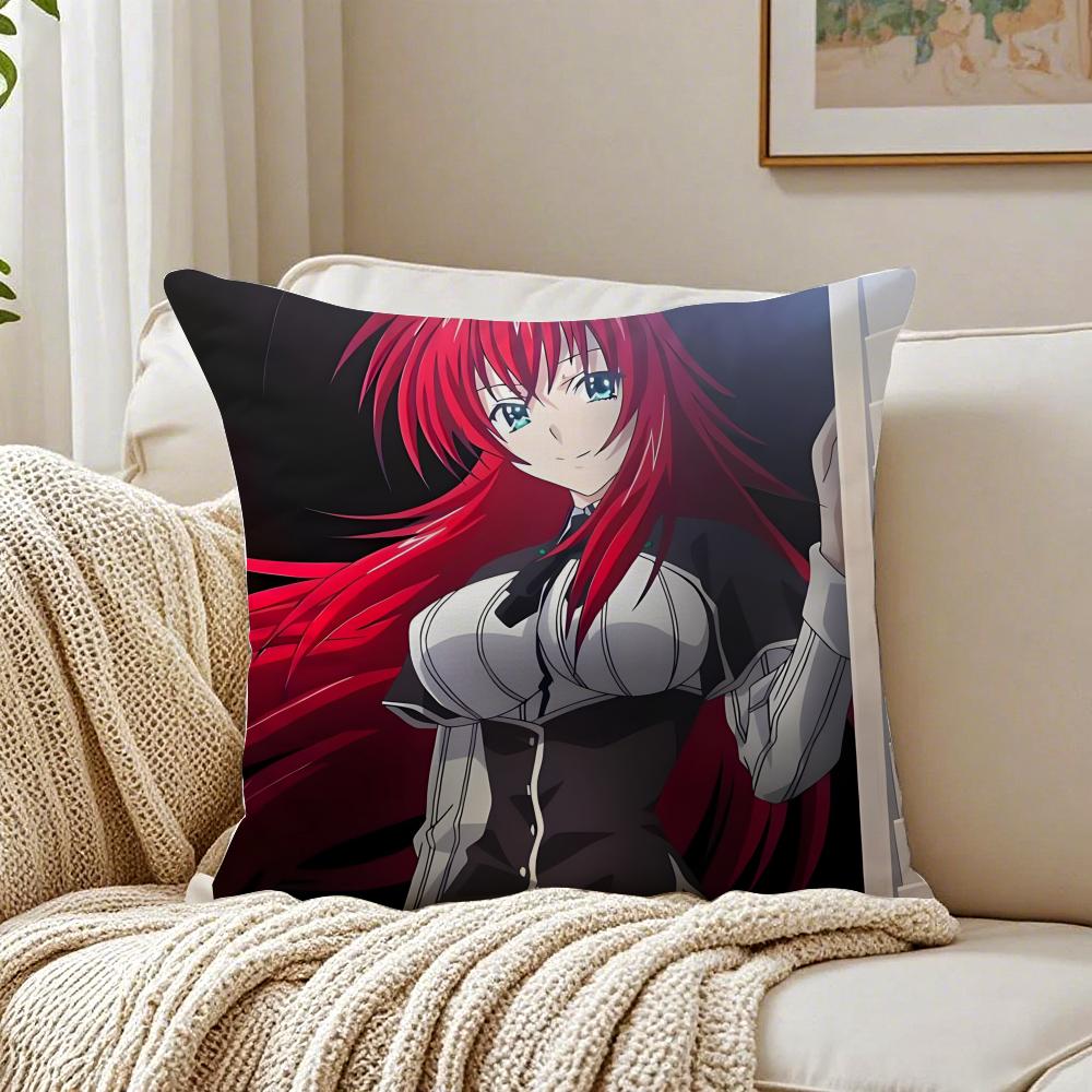 Fantasy Japanese Anime HHigh School DxD anime Cushion Cover Pillowcase Antidustmite living Room Sofa Decor Cushion Room