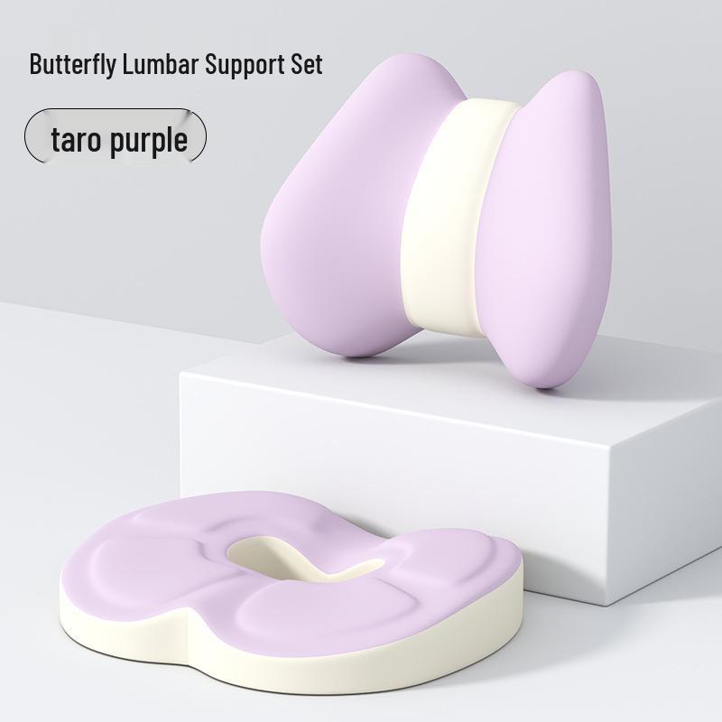 Thickened Memory Foam Seat Cushion: Breathable, Ergonomic Lumbar Support for Long Sitting
