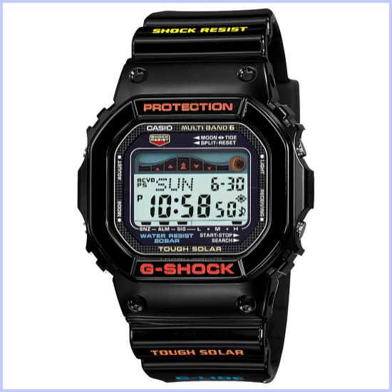 Солнечные часы Черные [Casio] G-Shock G-LIDE Радиоуправляемые GWX-5600-1JF Мужские чёрный
