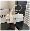 Pu Small Square Shoulder Bag For Women With Phone Pocket In Street Style For Daily Use