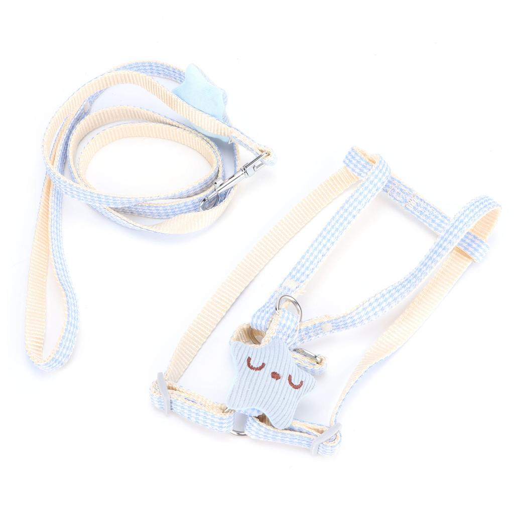 Pet Harness with Leash Adjustable Soft Mesh Breathable Body Harness Easy Control for Small Medium